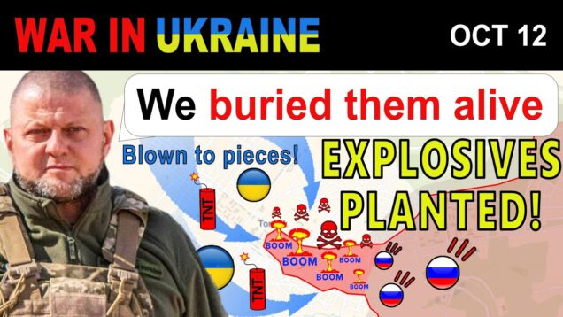 12 Oct: Ukrainian Forces BLOW UP ENTIRE RESIDENTIAL AREA WITH