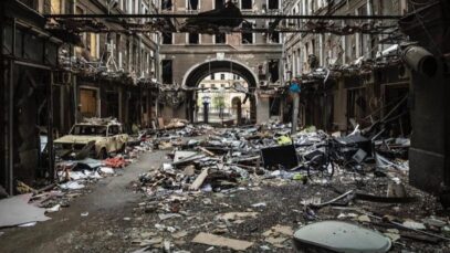 Heroic The occupiers carry out a constant and cynical shelling