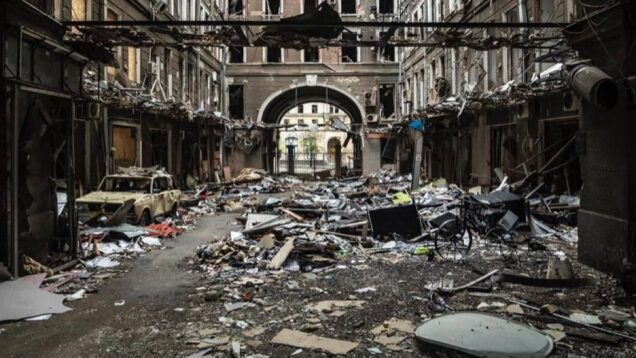 Heroic The occupiers carry out a constant and cynical shelling