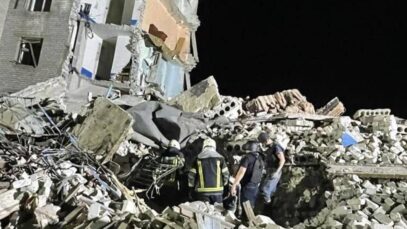 Last night Russia attacked from “Uragan” on a residential five-storey