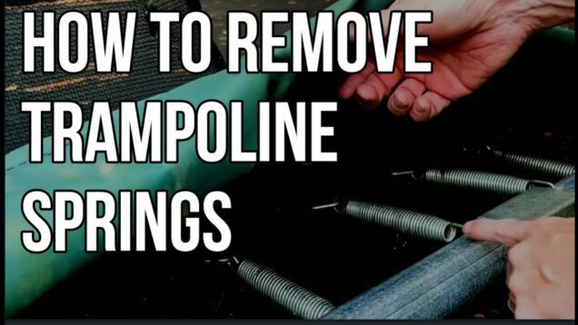 Trampoline Springs HACK – How to Remove WITHOUT a Tool