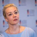 Alexei Navalny's widow Yulia says she will run for president if she can return to Russia