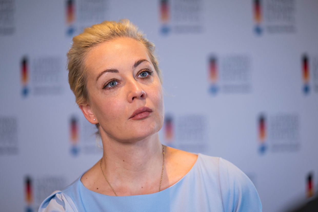 Alexei Navalny's widow Yulia says she will run for president if she can return to Russia