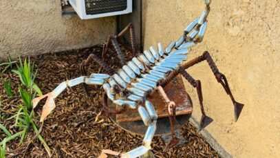 Arcosanti artwork, bells and sculptures