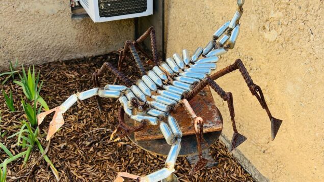 Arcosanti artwork, bells and sculptures