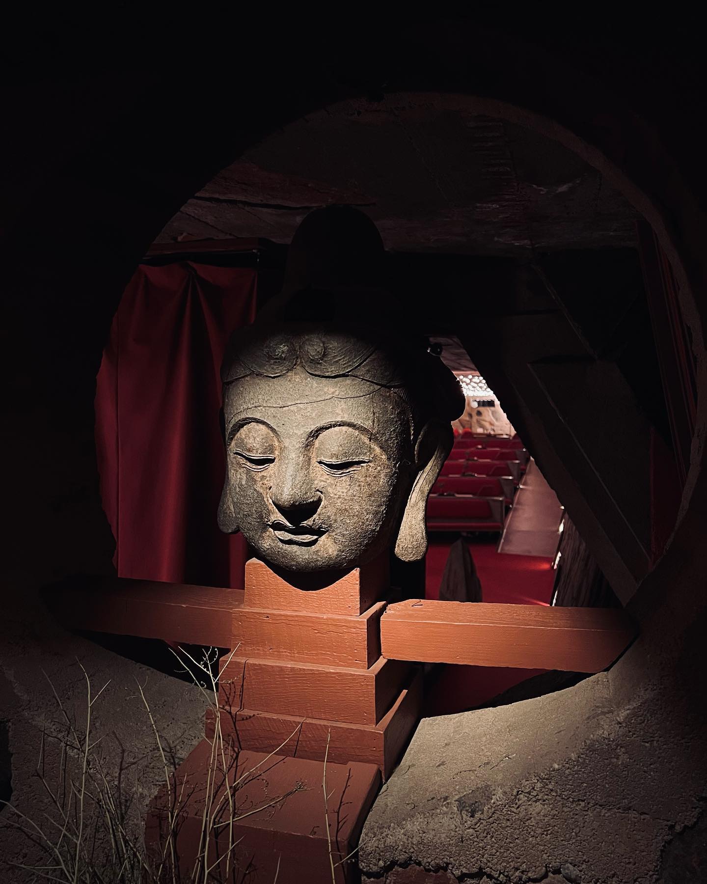 Art sculptures at Frank Lloyd Wright’s Taliesin West in Scottsdale, Arizona.