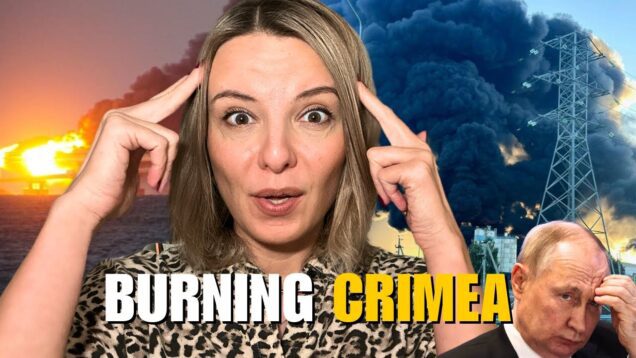 BURNING CRIMEA: FEODOSIA NON-STOP EXPLOSIONS, KERCH BRIDGE SOON? Vlog 828: