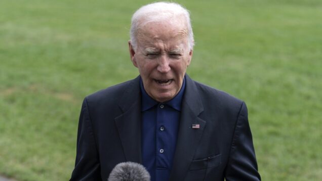 Biden says Ukraine should strike back if North Korean troops