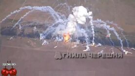Buk SAM System Hit by HIMARS — Huge Cook Off