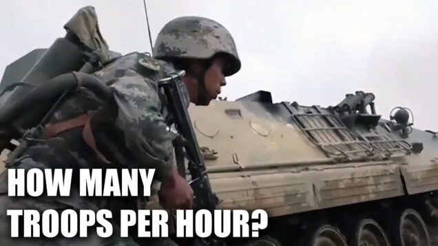 Can China Get Enough Troops To Taiwan Right Now To