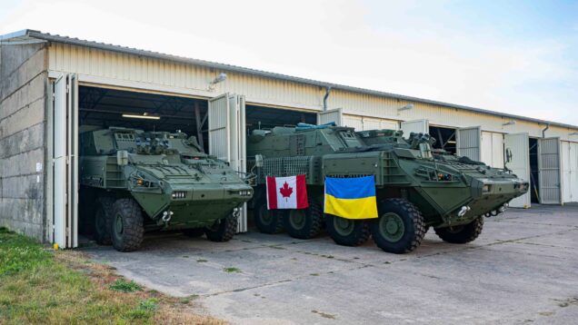 Canada delivers armored vehicles to Ukraine