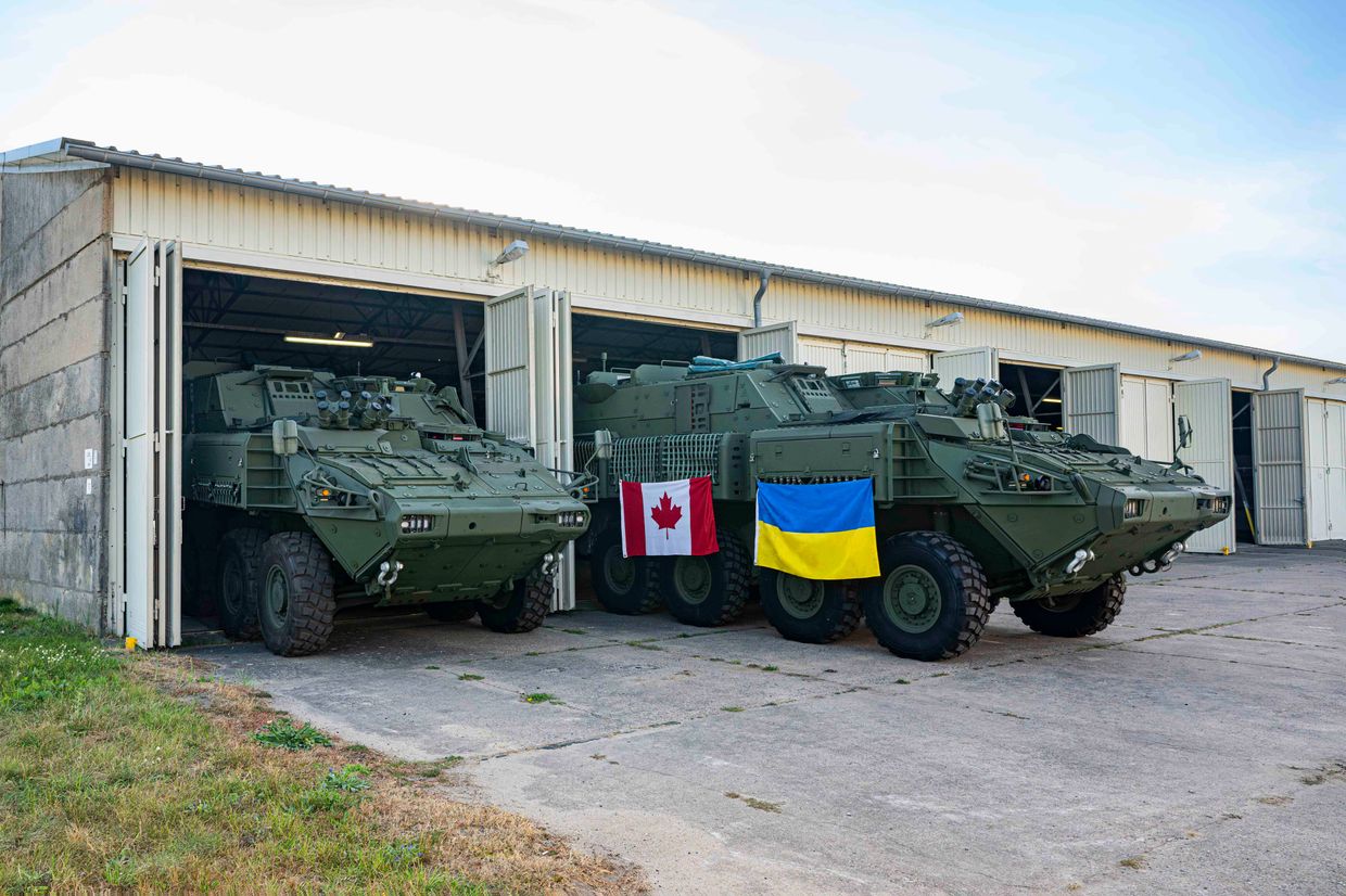 Canada ships first armored combat support vehicles to Ukraine