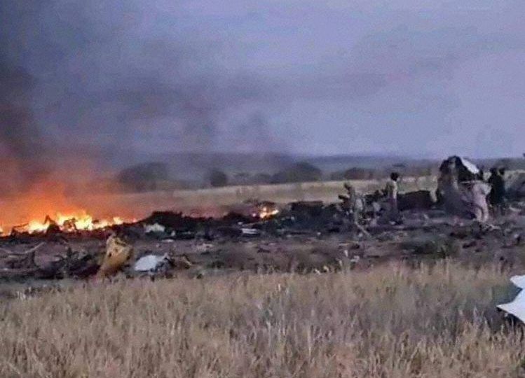 Cargo plane shot down in Sudan, Russian nationals possibly on board