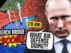 Crimean Bridge Under Attack! | Huge Ruzzian Armored Column Shot