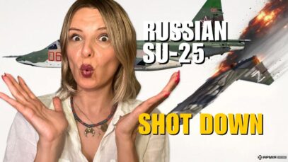 DESTROYING RUSSIAN AVIATION: SU-25 FIGHTER JET SHOT DOWN IN DONETSK REGION Vlog