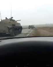 Russian column towards Mariupol…