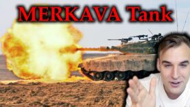 Estonian Soldier reacts to MERKAVA Tank