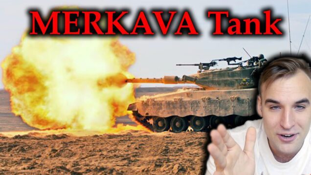 Estonian Soldier reacts to MERKAVA Tank