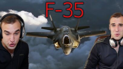 Estonian soldier reacts to F-35