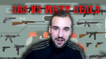 Estonian soldier watches SAS vs NAVY SEALS