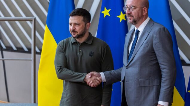 European Council's Michel invites Zelensky to present victory plan at