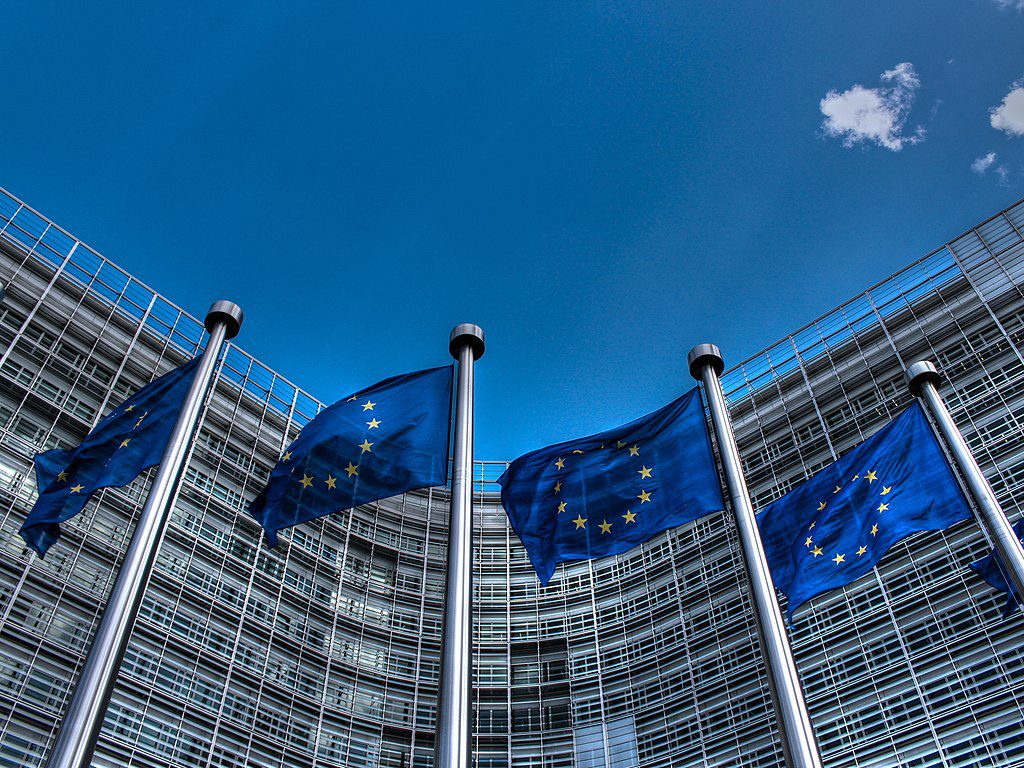 European Union Flags. Credit: Wikimedia Commons/Thijs ter Haar.