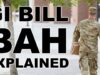 GI Bill Housing Allowance Explained (BAH)