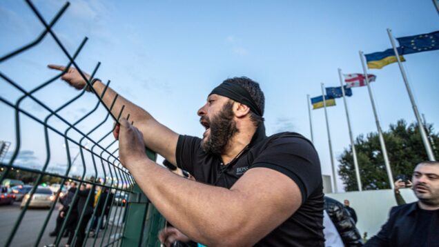 Georgia teeters on edge as pro-Russia party claims disputed win