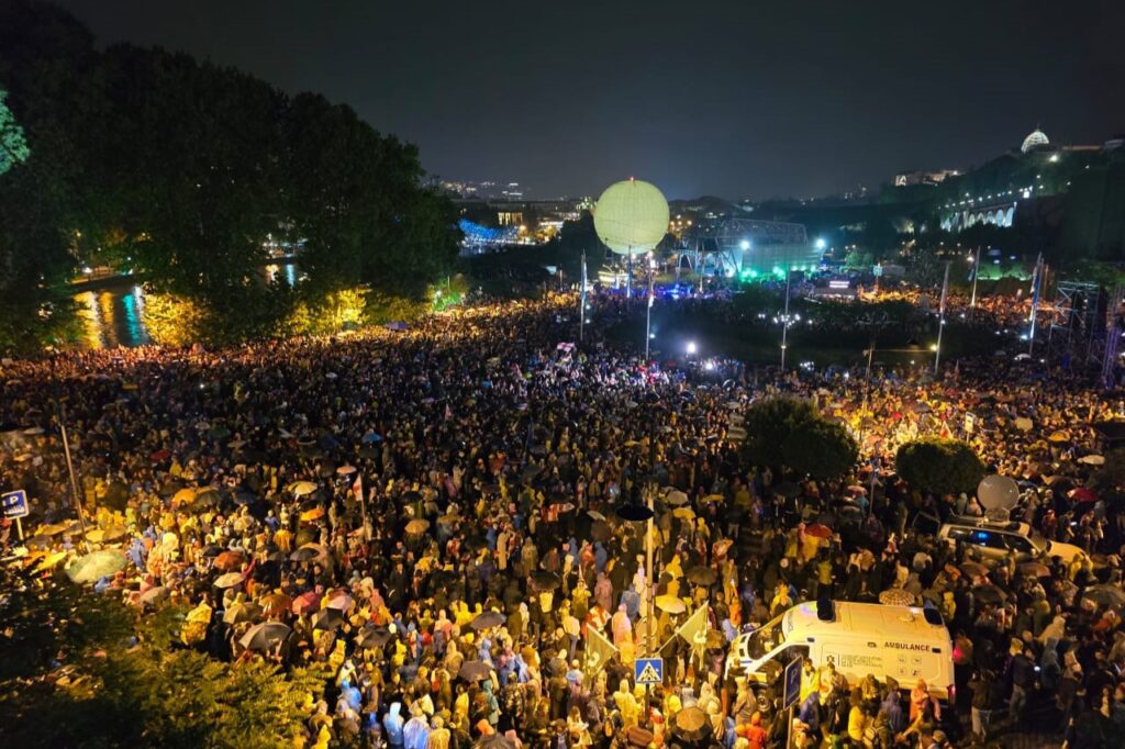 Tbilisi Georgia protests foreign agent law