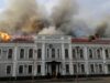 Ukrainian intelligence SBU building on fire in Chernihiv…