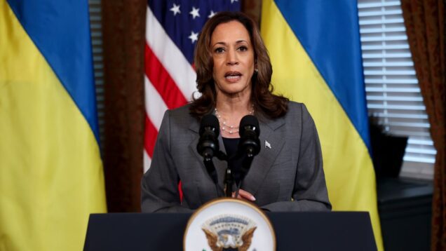 Harris says she will not meet Putin for truce talks