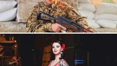 Her husband died 3 years ago in eastern Ukraine. So