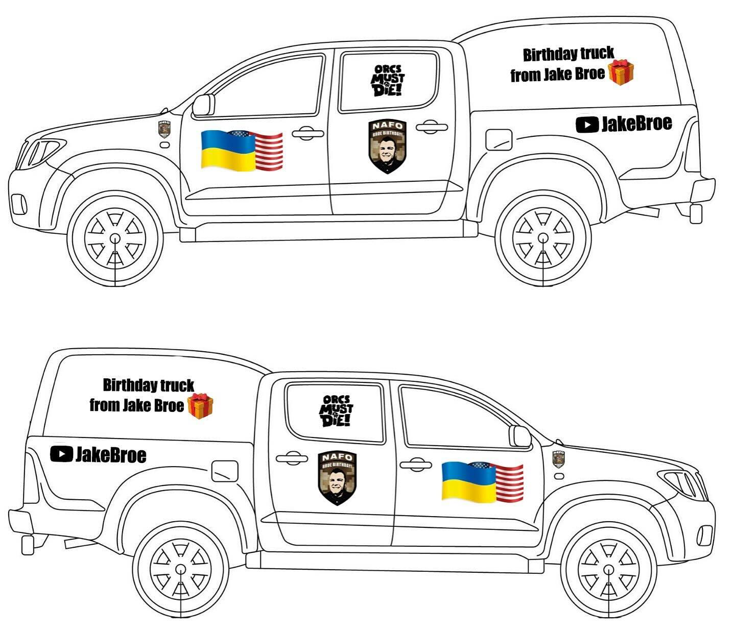 Here is the 69th design for the 30 “broehicles” going to Ukraine soon.  It’s going to be a “broemada