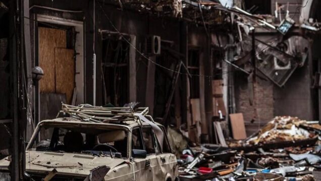 Heroic The occupiers carry out a constant and cynical shelling