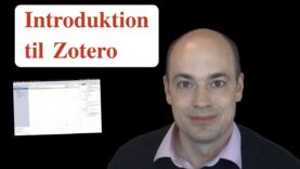 Hvordan bruger man Zotero?