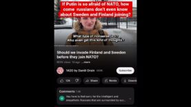 If Putin is so afraid of NATO, why haven’t russians