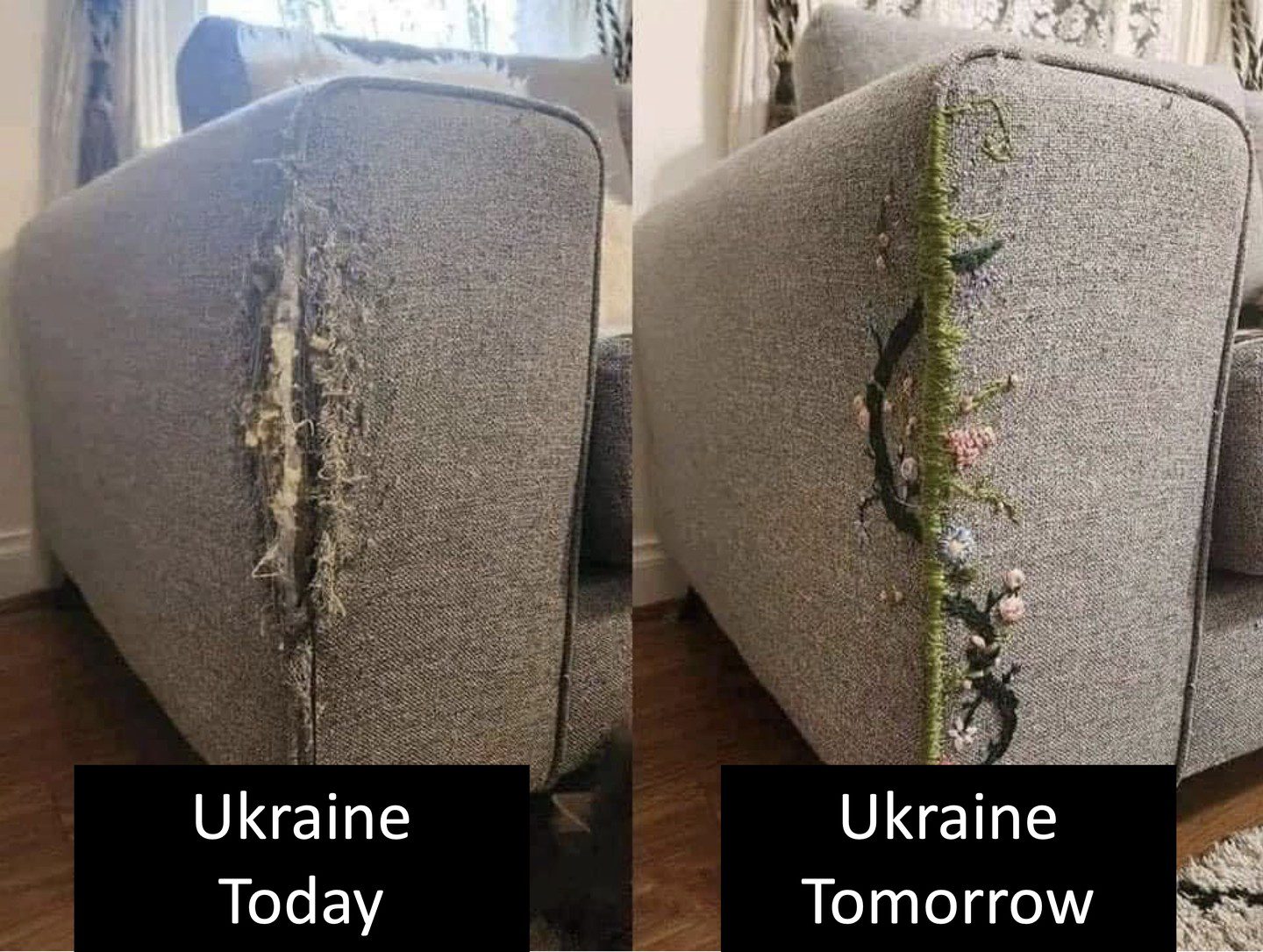 It was a rough day for Ukraine yesterday. Ukraine can heal over time. But that healing process can't