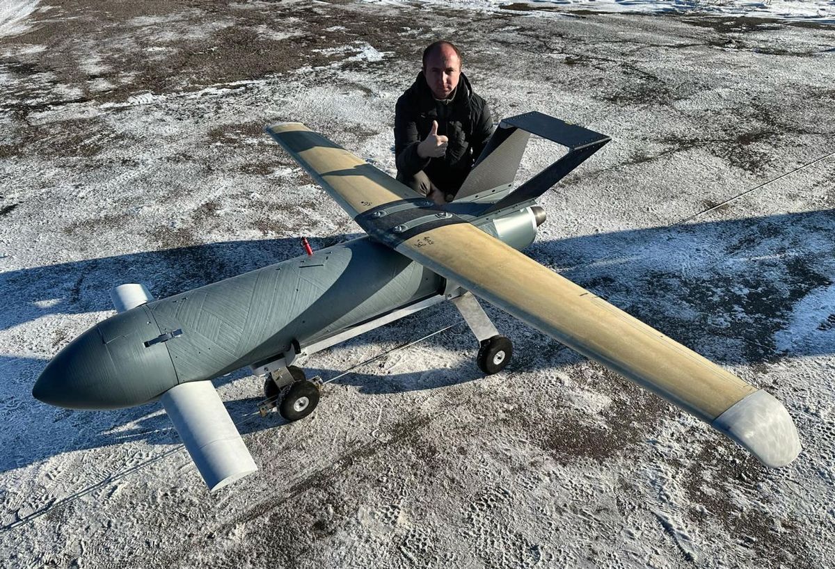 turbojet drone Palianytsia ukraine