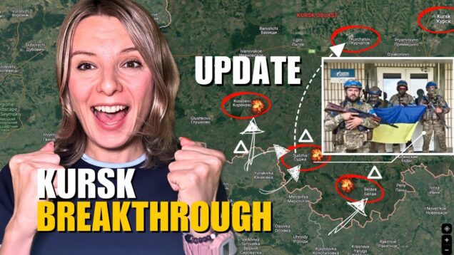 KURSK FRONTLINE UPDATE: UAF SUDZHA CONTROL, DESTROYED MILITARY CONVOYS Vlog