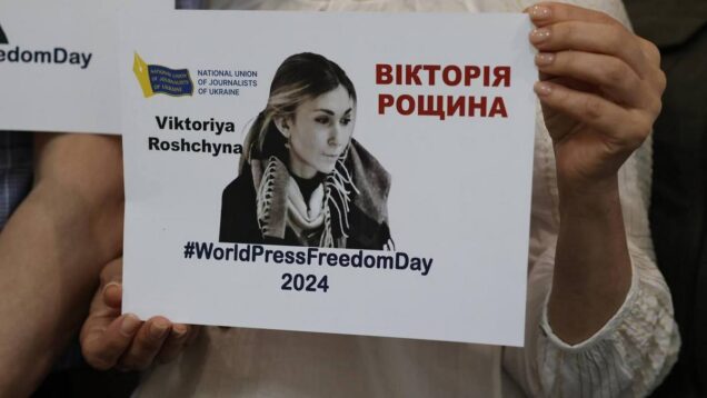 Kyiv confirms death of Ukrainian journalist Viktoria Roshchyna held in
