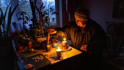 Large-scale power outages reported in Ukraine's south