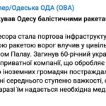 Local government official says the tonight's Russian balistic missile struck a Palau-flagged ship in Odesa. The only ship matching this criteria that I can find is Optima, moored in the port of Odesa.