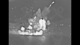 Marine Drones Hit Russian-Occupied Gas Platform in the Black Sea