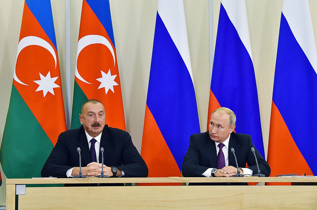 media investigation uncovers russia's potential sanctions evasion through transit manipulation presidents ilhan aliev azerbaijan vladimir putin russia 2018 presidentaz presidents_of_azerbaijan_and_russia_made_statements_for_the_press_04