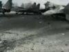 The result of an attack on the airfield in Ivano-Frankivsk,