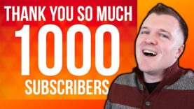 My First 1000 YouTube Subscribers