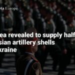 North Korea revealed to supply half of all Russian artillery shells used in Ukraine