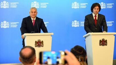 Orban lauds Georgia's ruling party for not allowing country to