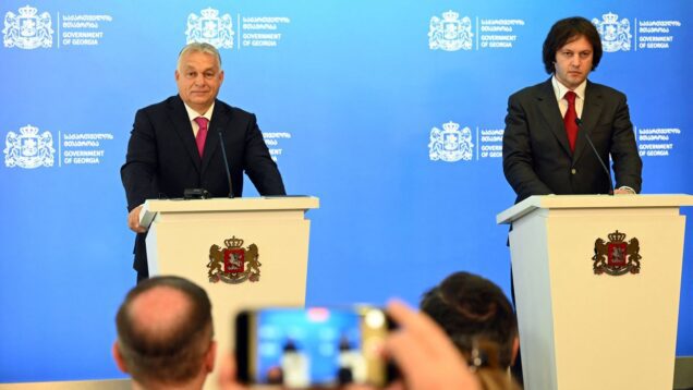 Orban lauds Georgia's ruling party for not allowing country to
