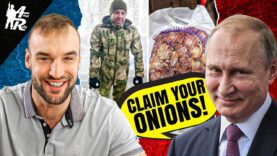 Putin Gives a Bag of Onions to Wounded Soldiers |